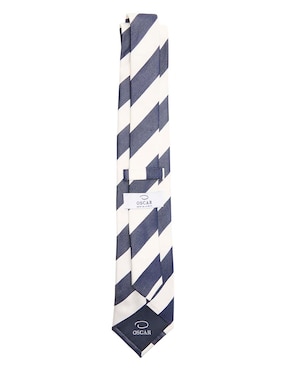 Corbata Oscar de la Renta regular estampado a rayas para hombre