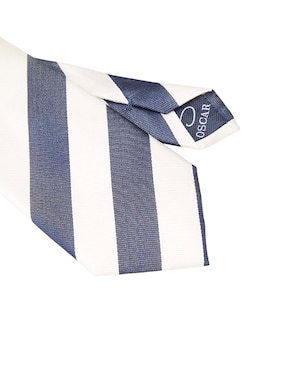 Corbata Oscar de la Renta regular estampado a rayas para hombre
