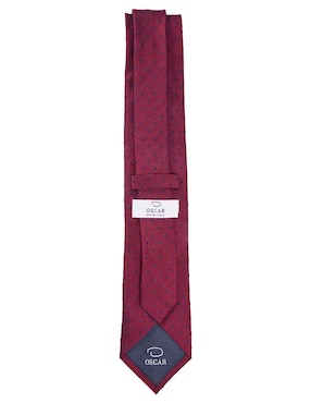 Corbata Oscar de la Renta regular estampado lunares para hombre