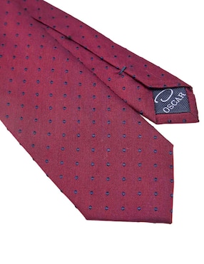 Corbata Oscar de la Renta regular estampado lunares para hombre