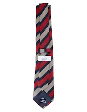 Corbata Oscar de la Renta estampado a rayas para hombre