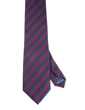 Corbata Oscar de la Renta regular estampado a rayas para hombre
