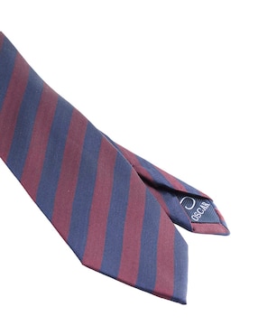 Corbata Oscar de la Renta regular estampado a rayas para hombre