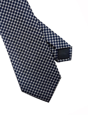 Corbata KC NY regular estampada para hombre