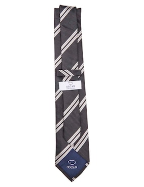 Corbata Oscar de la Renta regular estampado a rayas para hombre
