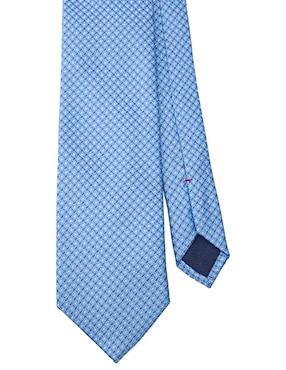 Corbata Tommy Hilfiger regular de seda estampado lunares para hombre