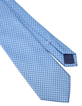 Corbata Tommy Hilfiger regular de seda estampado lunares para hombre