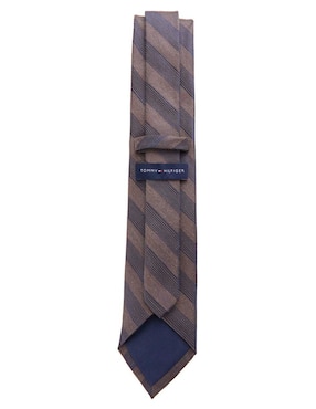Corbata Tommy Hilfiger regular de seda estampado a rayas para hombre