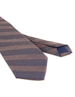 Corbata Tommy Hilfiger regular de seda estampado a rayas para hombre