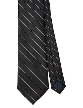 Corbata Tommy Hilfiger regular de seda estampado a rayas para hombre