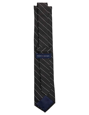 Corbata Tommy Hilfiger regular de seda estampado a rayas para hombre
