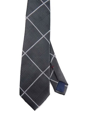 Corbata Tommy Hilfiger regular de seda estampado a cuadros para hombre
