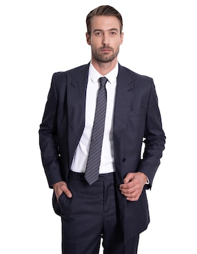 Corbata Pineda Covalin slim de seda estampada para hombre