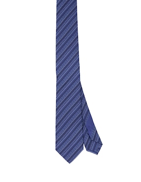 Corbata Pineda Covalin slim de seda estampada para hombre