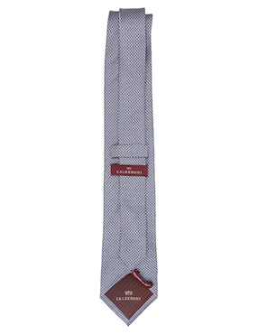 Corbata Calderoni regular de seda para hombre