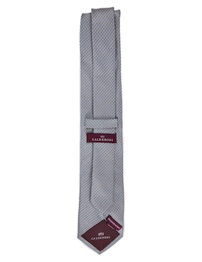 Corbata Calderoni regular de seda para hombre