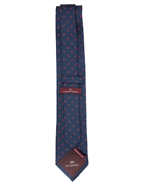 Corbata Calderoni regular de seda para hombre