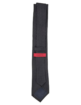 Corbata Zanetti slim estampado lunares para hombre