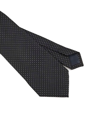 Corbata Zanetti slim estampado lunares para hombre