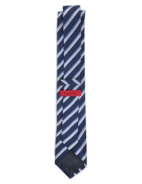 Corbata Zanetti slim de estampado a rayas para hombre