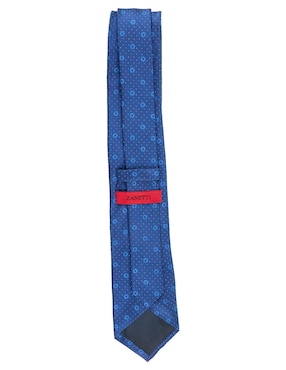 Corbata Zanetti slim de seda estampado floral para hombre