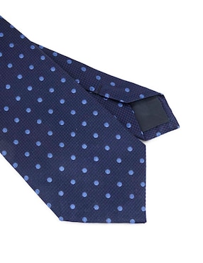 Corbata Zanetti slim estampado lunares para hombre