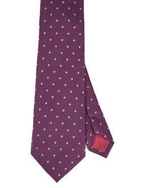 Corbata Zanetti slim estampado lunares para hombre