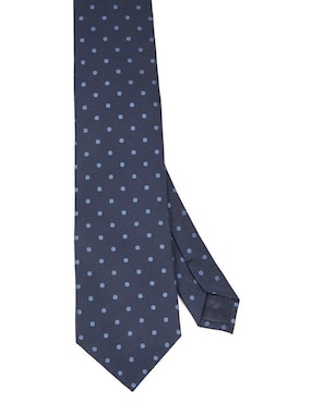 Corbata Zanetti slim estampado lunares para hombre