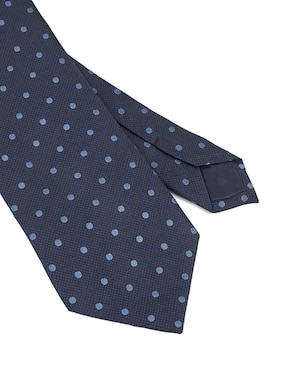 Corbata Zanetti slim estampado lunares para hombre