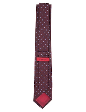 Corbata Zanetti slim estampado lunares para hombre
