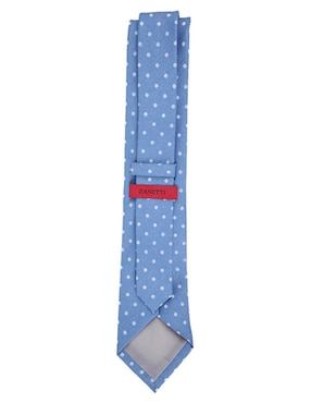 Corbata Zanetti slim estampado lunares para hombre