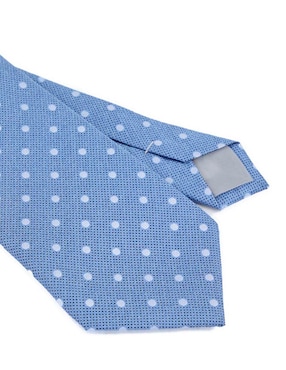 Corbata Zanetti slim estampado lunares para hombre