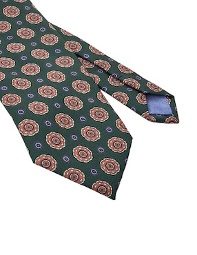 Corbata Puroego regular estampado macroprint para hombre