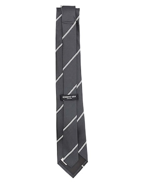 Corbata Kenneth Cole regular de seda estampado a rayas para hombre