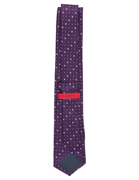 Corbata Zanetti regular estampado rombos para hombre