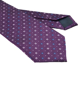 Corbata Zanetti regular estampado rombos para hombre