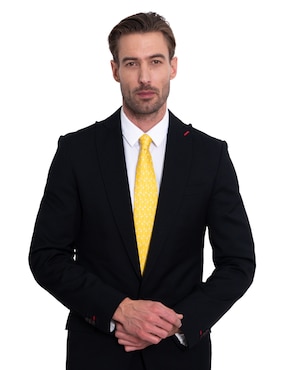 Corbata Pineda Covalin regular de seda estampada para hombre