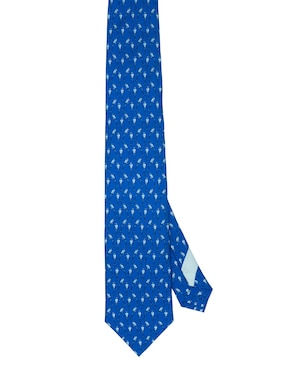 Corbata Pineda Covalin regular de seda estampada para hombre