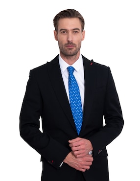Corbata Pineda Covalin regular de seda estampada para hombre