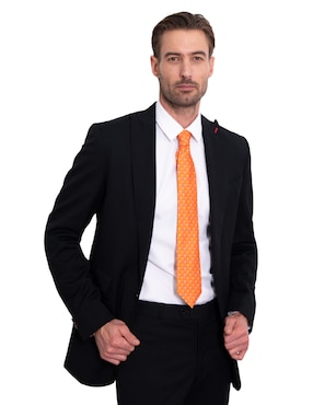 Corbata Pineda Covalin regular de seda estampada para hombre