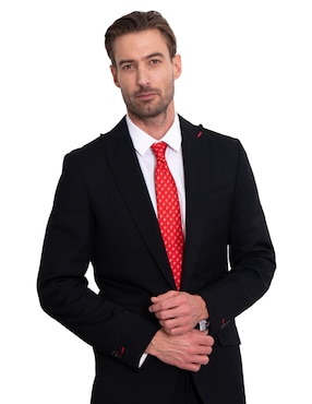 Corbata Pineda Covalin regular de seda estampada para hombre