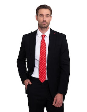 Corbata Pineda Covalin regular de seda estampada para hombre