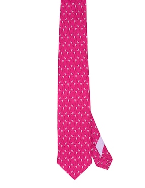 Corbata Pineda Covalin regular de seda estampada para hombre