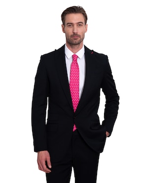 Corbata Pineda Covalin regular de seda estampada para hombre