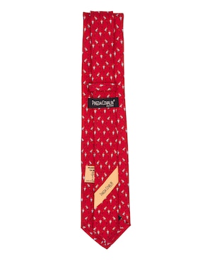 Corbata Pineda Covalin regular de seda estampada para hombre