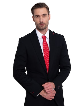 Corbata Pineda Covalin regular de seda estampada para hombre