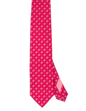 Corbata Pineda Covalin regular de seda estampada para hombre