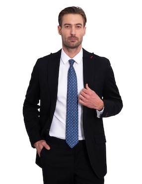 Corbata Pineda Covalin regular de seda estampada para hombre