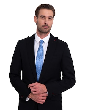 Corbata Pineda Covalin regular de seda estampada para hombre