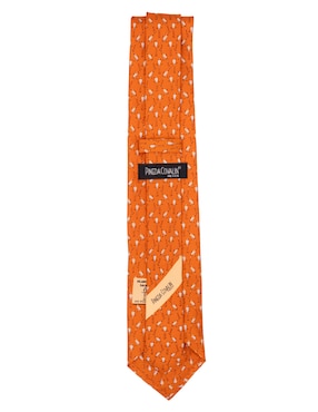 Corbata Pineda Covalin regular de seda estampada para hombre